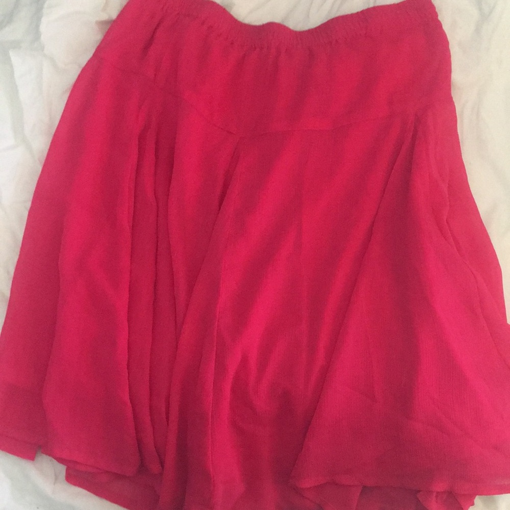 Pink skirt